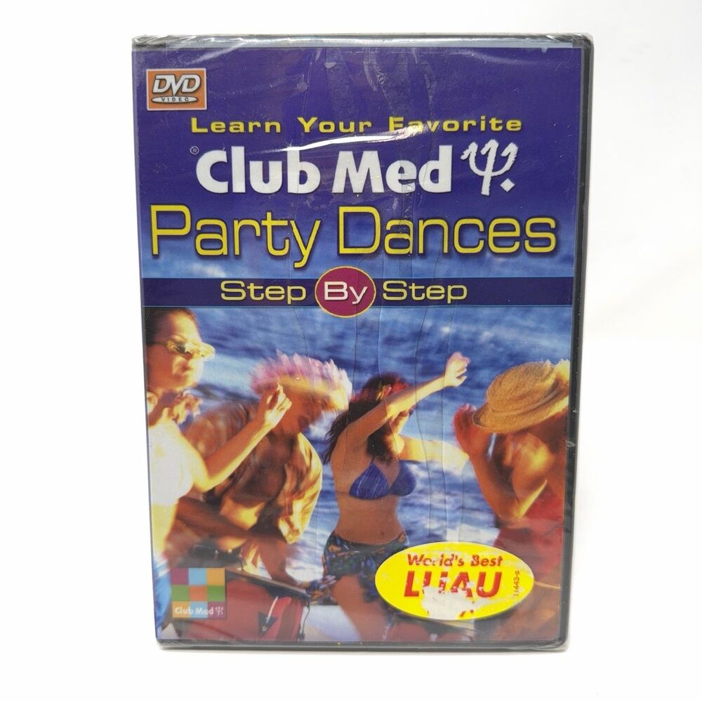 Club Med Party Dances DVD Various Artists Color NTSC Brand New Sealed
